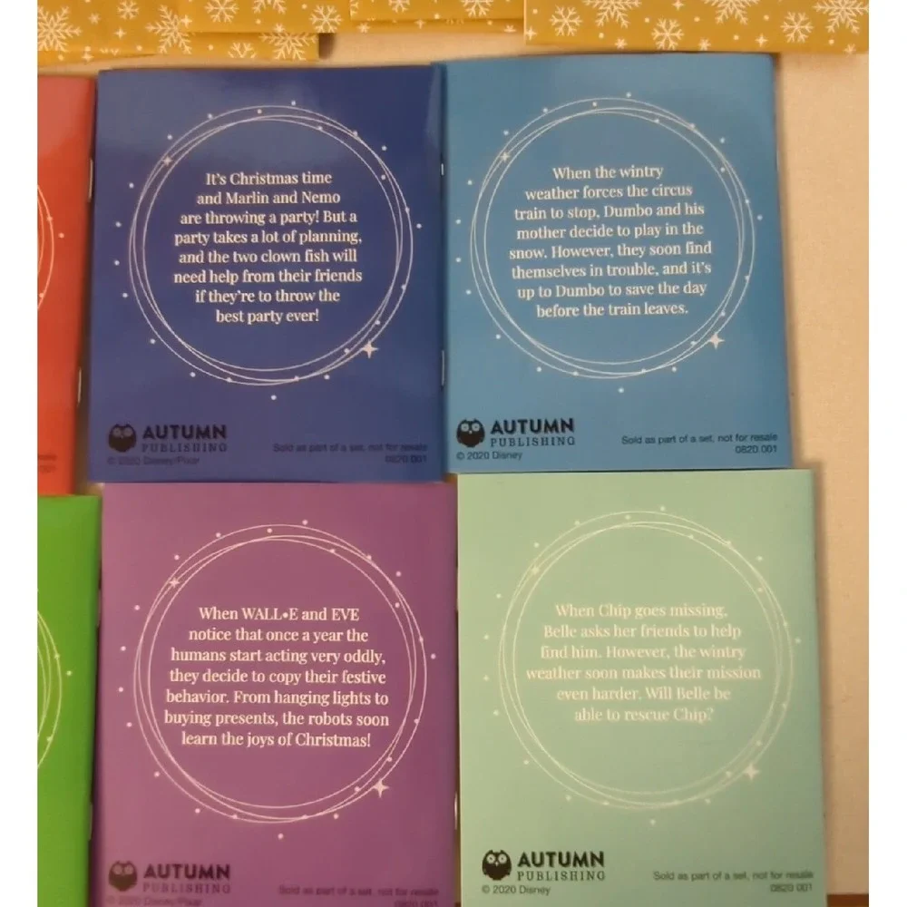 6 Disney‎ Mini Readers, Autumn Publishing. 5 